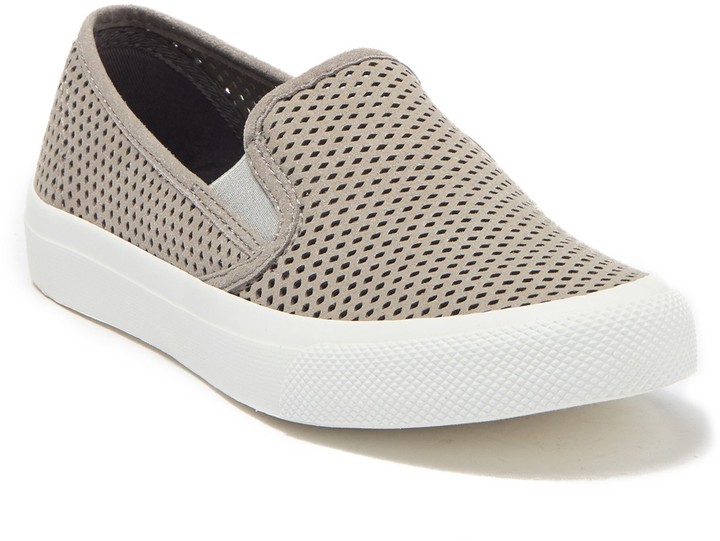 sperry perforated sneaker