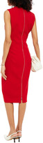 Thumbnail for your product : Victoria Beckham Pleated bonded crepe dress