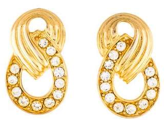 Givenchy Crystal Clip-on Earrings