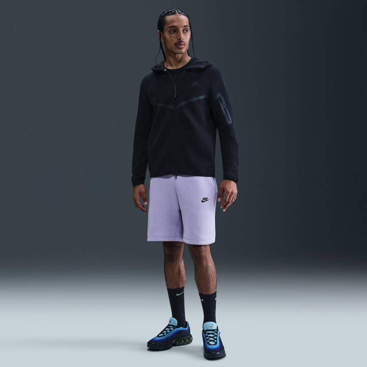 Men's Nike Sportswear Tech Fleece Shorts in Purple | FB8171-515