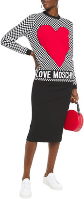 Love Moschino Jacquard-knit Sweater