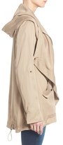 Thumbnail for your product : Vince Camuto Drapey Hooded Twill Coat
