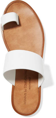 Common Projects Minimalist Leather Sandals - White