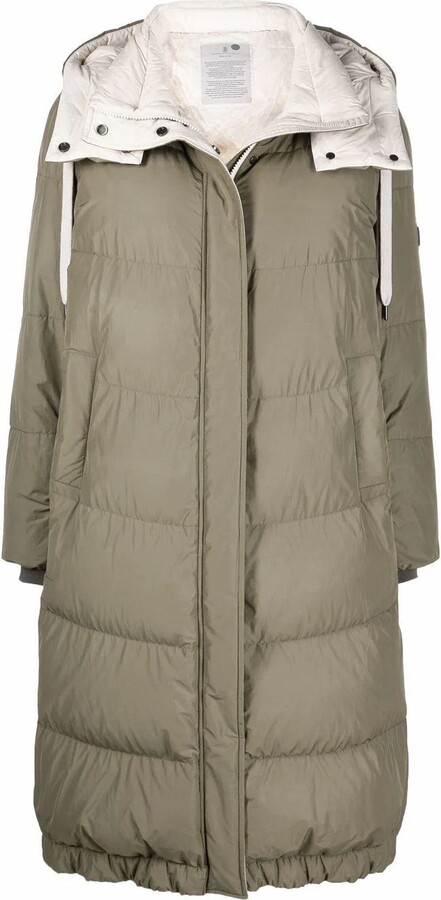 Womens Clothing Jackets Waistcoats and gilets Brunello Cucinelli Cotton Shearling-lined Padded Gilet in Green 