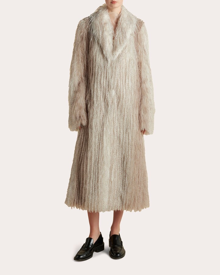 Marina Moscone Faux-Fur Coat