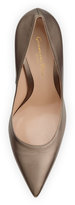 Thumbnail for your product : Gianvito Rossi Metallic Leather Point-Toe Pump, Pietra