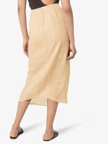 Thumbnail for your product : Anemos Wrap Front Midi Skirt