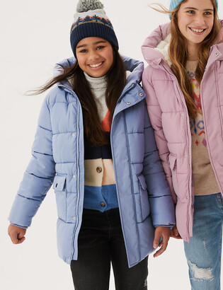 Marks & Spencer Girls Clothing Jackets Puffer Jackets 6-16 Yrs Stormwear™ Padded Coat 
