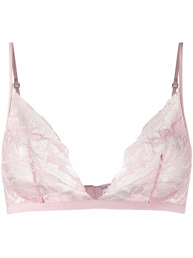 Embroidered Bra | Shop the world's largest collection of fashion 