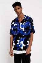 Thumbnail for your product : Edwin Garage Floral Short-Sleeve Blue Shirt