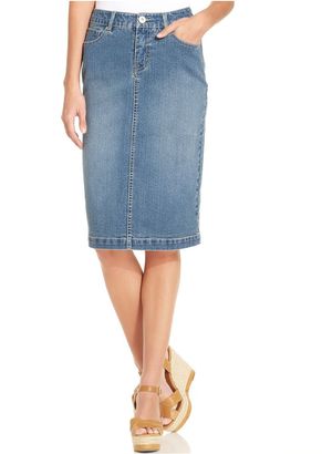 Style&Co. Style & Co Denim Skirt, Created for Macy's