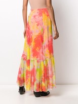 Thumbnail for your product : Pinko Abstract Pleated Long Skirt
