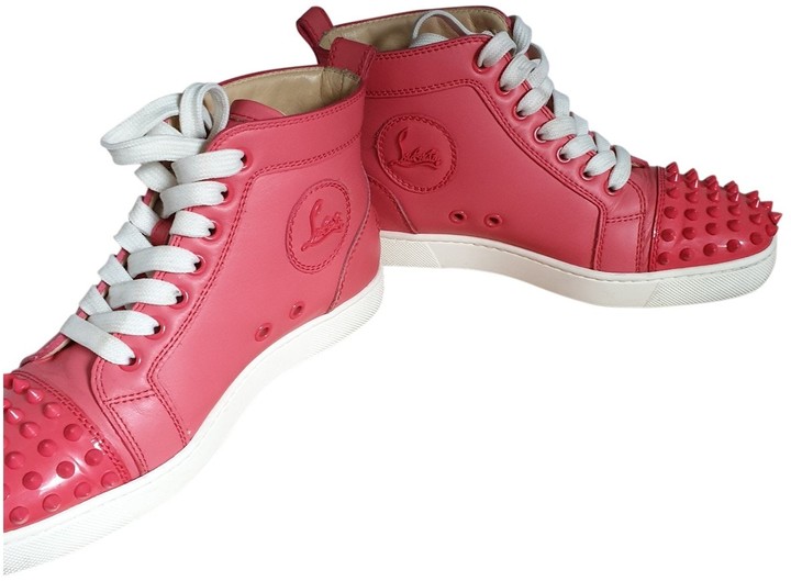 louboutin trainers pink