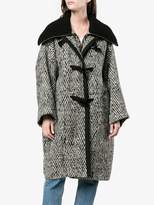 Thumbnail for your product : Chloé stripe oversized cocoon coat