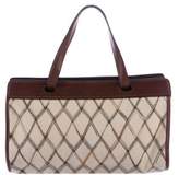 Thumbnail for your product : Missoni Leather-Trimmed Canvas Bag