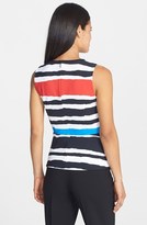 Thumbnail for your product : Classiques Entier 'Unito' Print Jersey Peplum Top