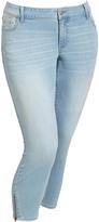 Thumbnail for your product : Old Navy Women's Plus The Rockstar Ankle-Zip Super Skinny Jeans