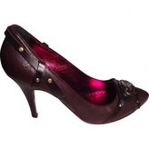 Thumbnail for your product : Just Cavalli Brown Leather Heels