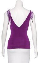 Thumbnail for your product : Just Cavalli Draped Sleeveless Top