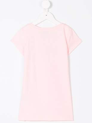 Moschino Kids pearl necklace print T-shirt