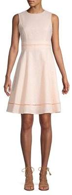 Calvin Klein Eyelet Fit--Flare Dress