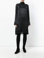 Thumbnail for your product : Ann Demeulemeester roll neck shift dress