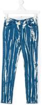 Thumbnail for your product : Stella McCartney Kids paint splatter jeans