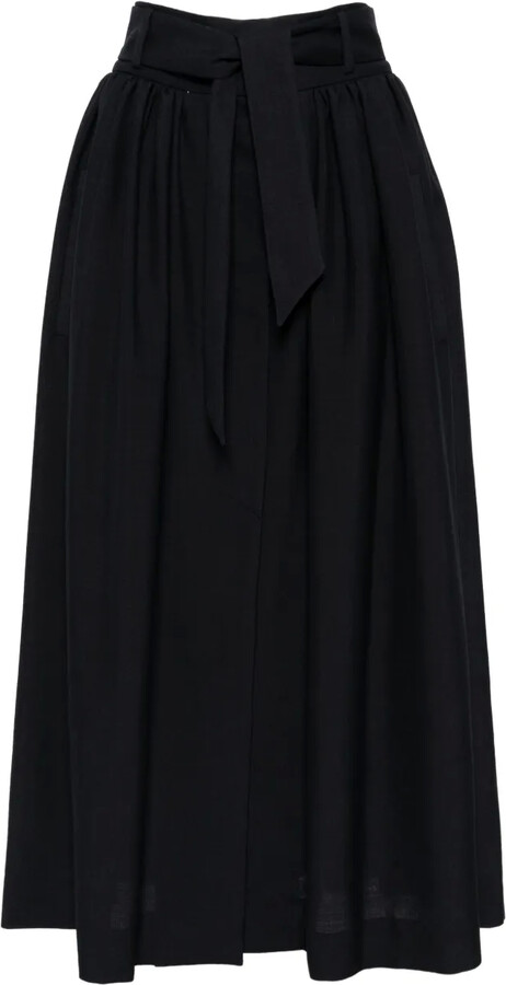 Martin Grant Wool Slit Skirt