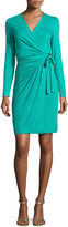 Thumbnail for your product : Diane von Furstenberg Valencia Jersey Wrap Dress, Parakeet