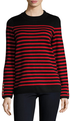 Sandro H15 Smila Striped Sweater