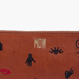 Thumbnail for your product : Madewell The Leather Pouch Clutch: Embroidered Icon Edition