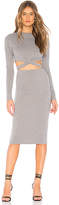 Thumbnail for your product : by the way. Christa Cut Out Midi Dress