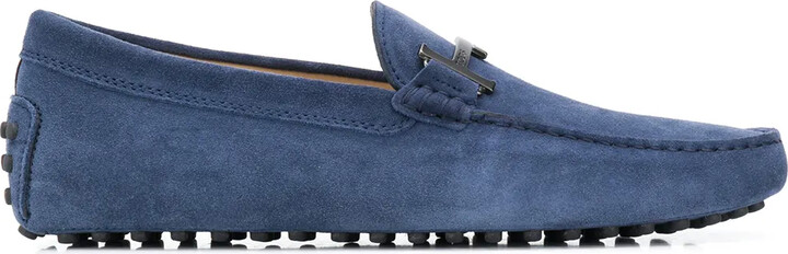 Blue Suede Loafers