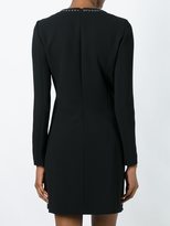 Thumbnail for your product : Barbara Bui leather detailing longsleeved dress