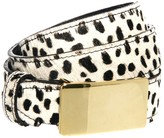 Thumbnail for your product : Black & Brown Black and Brown London Kara Cheetah Print Waist Belt