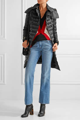 Burberry Quilted Shell Down Coat - Black
