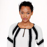 Thumbnail for your product : J.Crew Collection beaded lace peasant top