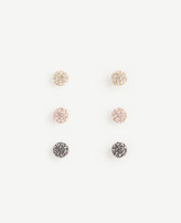 Thumbnail for your product : Ann Taylor Pave Ball Stud Earring Set