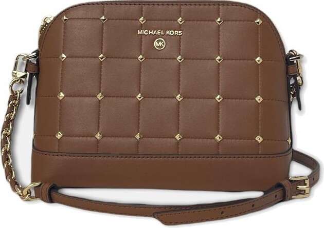 MICHAEL Michael Kors Stud-Detailed Quilted Crossbody Bag - ShopStyle