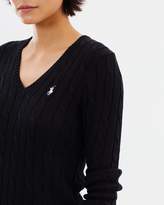 Thumbnail for your product : Polo Ralph Lauren Cable Cotton V-Neck Sweater
