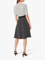 Thumbnail for your product : Hobbs London Contrast Spot Knee Length Dress, Ivory/Black
