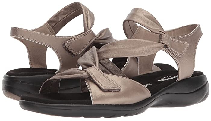 clarks pewter sandals