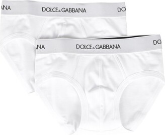 Dolce & Gabbana - Boys Black Cotton Boxers (2 Pack)