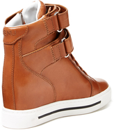 Thumbnail for your product : Marc by Marc Jacobs Leather Hidden Wedge Sneaker