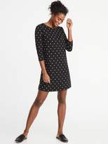Thumbnail for your product : Old Navy Ponte-Knit Shift Dress for Women