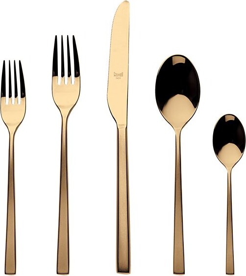 Mepra Atena 5-Piece Flatware Place Setting in Silver
