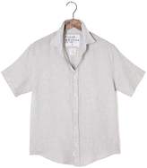 Thumbnail for your product : Frank And Eileen Mens Colin Short Sleeve Solid Linen Shirt