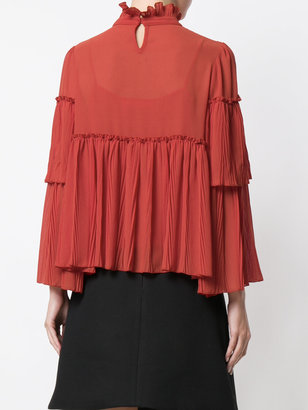 See by Chloe tiered flouncy blouse
