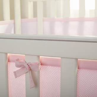Breathable Baby Deluxe Breathable Mesh Crib Liner in Pink