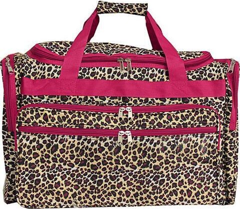 World Traveler Leopard 19in. Shoulder Duffle Bag